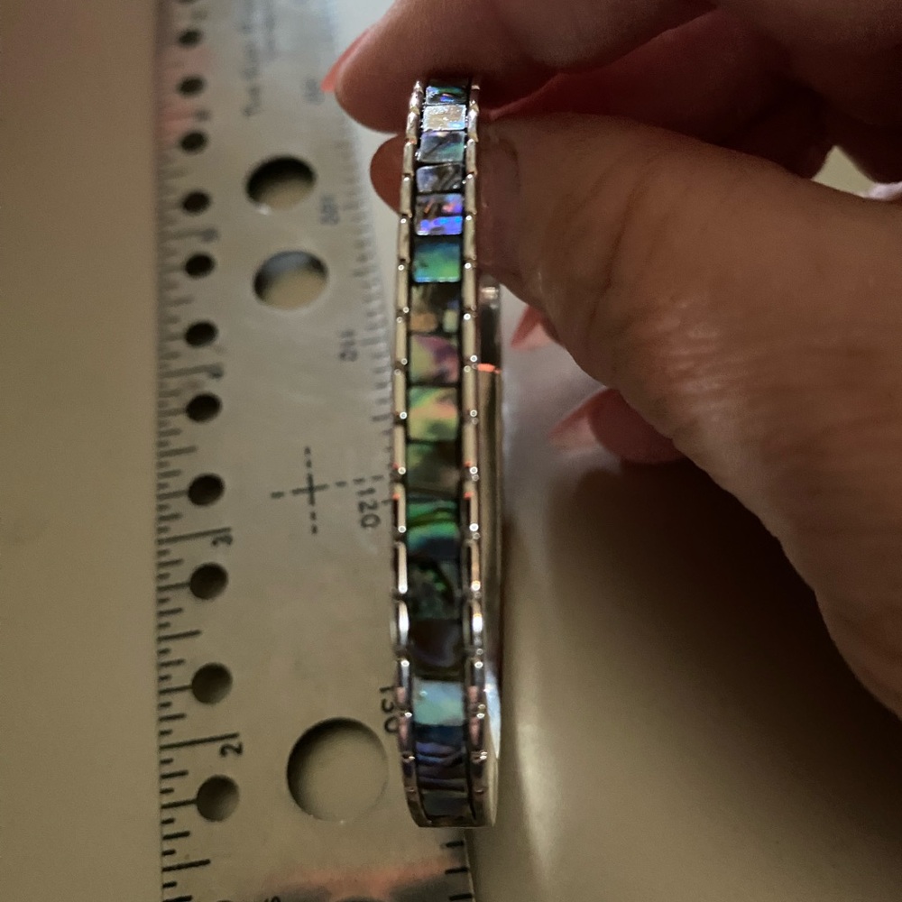 Elegant Silver and Multicolor Bracelet